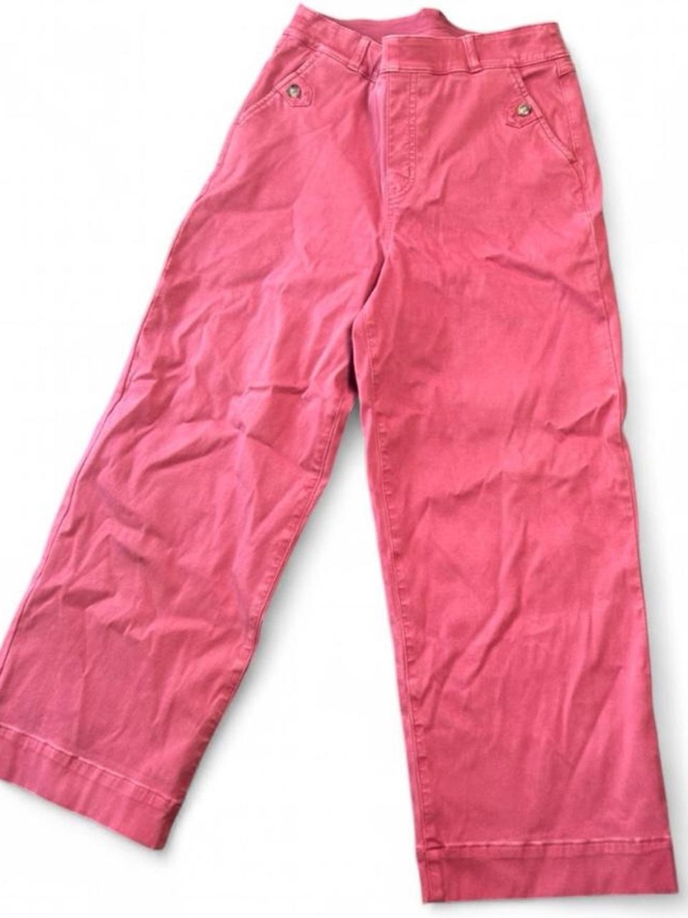 SPANX Pink High-Waist Detail Pants
